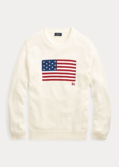 Polo Ralph Lauren The Iconic Flag Striktrøje Herre Danmark (KDQXJ5493)